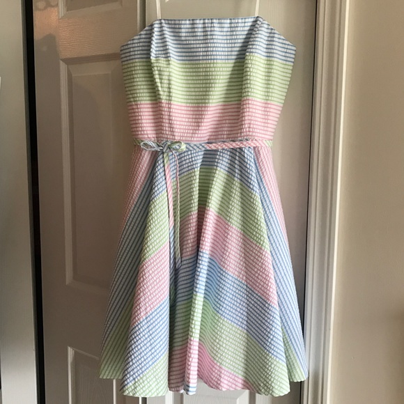 Vineyard Vines Dresses & Skirts - Vineyard Vines Dress, Kentucky Derby Seersucker, 8